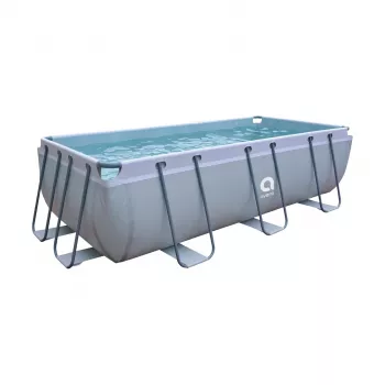 AVENLI Frame Pool 400x200x99 cm pravokutni bazen na napuhavanje s filtar pumpom, ljestvama, pokrivačem i podlogom