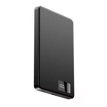 GEMBIRD PB05-WPC15M-LCD-01 bežični magnetski powerbank 5000mAh 15W LCD crni