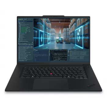 Lenovo ThinkPad P1 Gen 9 21UE000LGE Mobile Workstation, 16 inch WUXGA IPS, Intel Core Ultra 7 356H, 32GB LPDDR5x, 1TB SSD, NVIDIA RTX PRO 1000 Blackwell 8GB, Windows 11 Pro, German keyboard