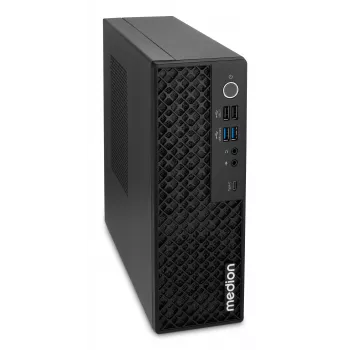 Medion 10026214 PICOWORX T80III MD340101 mini PC, Intel Processor N100, 16GB RAM, 512GB SSD, Windows 11 Pro, Wi-Fi 6, crni