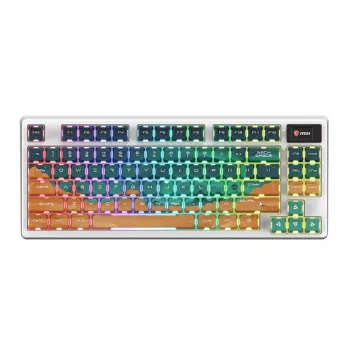 MSI Forge GK600 TKL bežična mehanička gaming tipkovnica - Mars US ANSI, Tri-Mode, Hot-Swappable Forge Switches, Per-Key RGB, PBT Keycaps