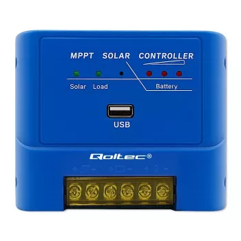 QOLTEC MPPT 15A solarni regulator punjenja 12V/24V za LiFePO4, Gel, AGM, Flooded, Sealed Lead-Acid s LCD-om i RS485