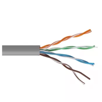 MACLEAN MCTV-579 Cat 5e UTP CCA mrežni kabel 100m sivi