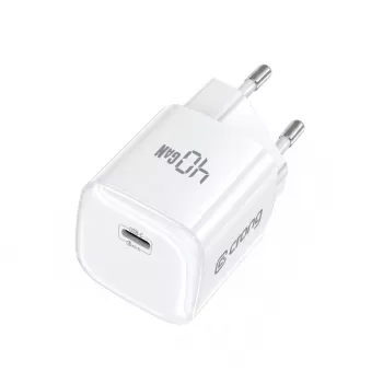 CRONG NEO GaN 40W USB-C PD 3.2 zidni punjač s AVS - bijeli