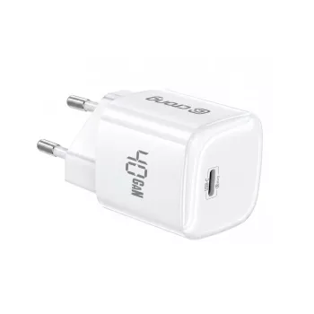 CRONG NEO GaN 40W USB-C PD 3.2 zidni punjač s AVS - bijeli