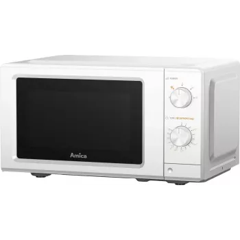 AMICA MMF20M3W Solo Microwave Oven, 20 L, 700 W, White