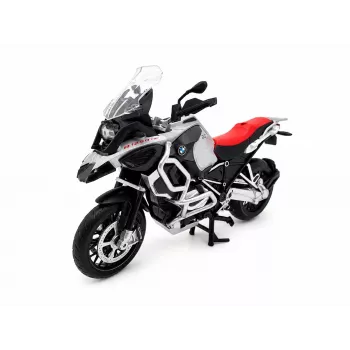 PULIO motocikl MSZ 1/12 BMW R125GS Adventure srebrni die-cast model