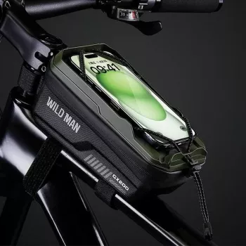 WILDMAN GX200 torba za okvir bicikla s držačem za telefon, Desert