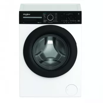 Whirlpool WAM762WBBPL 7 kg 1200 rpm Washing Machine with 6th Sense Technology, FreshCare+, Clean+, 14 Programs, LED Display, Child Lock, Delay Start, Energy Class C, White