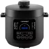 CONCEPT CK6001 višenamjenski lonac, 5L, 900W, 10 programa, neprianjajući premaz, crno-nehrđajući čelik