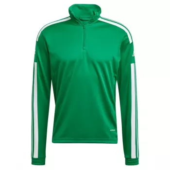 adidas Squadra 21 muški trenirka gornji dio s dugim rukavima i četvrt-zatvaračem, zelena, L