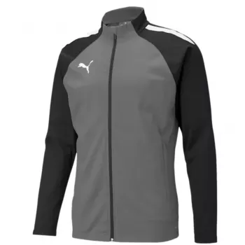 Puma teamLIGA Training Men's Quarter-Zip Training Top Puma Black-Asphalt Size L