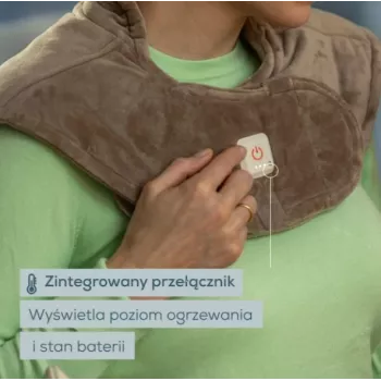 Beurer HK 165 Huggy Heated Cushion Smokey Taupe