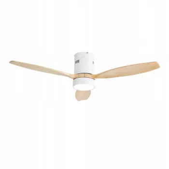 Extralink Nature Flow 52 Smart WiFi stropni ventilator, drvo, 132 cm, upravljanje aplikacijom