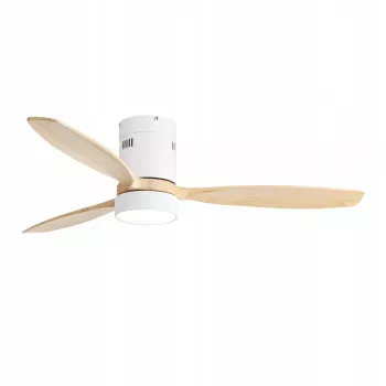 Extralink Nature Flow 52 Smart WiFi stropni ventilator, drvo, 132 cm, upravljanje aplikacijom
