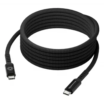 dbramante1928 Copenhagen USB-C na USB-C pleteni kabel 1m crni