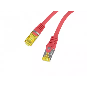LANBERG Cat.6A S/FTP LSZH bakreni patch kabel 20m crveni - Fluke testiran