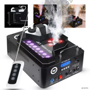 LIGHT4ME JET 3000 LED vertikalni stroj za maglu 3000W DMX RGB