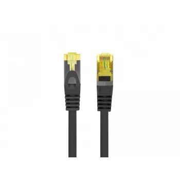 LANBERG Cat.6A S/FTP LSZH patch kabel 20m crni – 10GbE, Fluke Passed, 26AWG čisti bakar