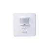 MACLEAN MCE18 PIR Motion Sensor with Sound Detection, Wall Mount, 160°, 1200W, White