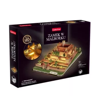 CubicFun 3D slagalica dvorac Malbork s LED rasvjetom