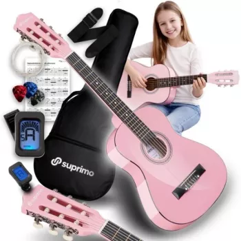 SUPRIMO JRC SET PK koncertna gitara 1/4 ružičasta s priborom