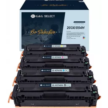G&G kompatibilne toner kartuše 4-Pack za HP 203X seriju, crna cijan magenta žuta, visok kapacitet, GS-H203X-4P