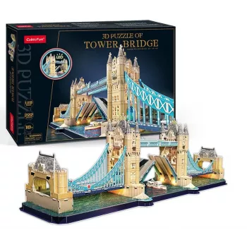 Cubic Fun 3D Puzzle Tower Bridge with LED