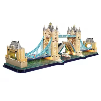 Cubic Fun 3D Puzzle Tower Bridge with LED