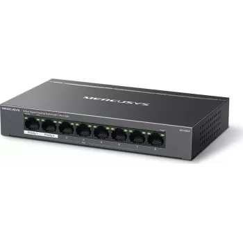 Mercusys MS108GP 8-portni Gigabit desktop PoE+ switch, 123W budžet, Plug & Play