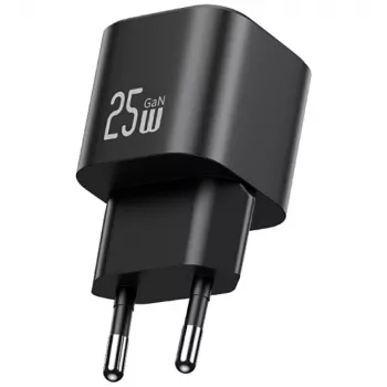 USAMS 25W GaN USB-C brzi punjač - bijeli
