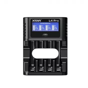 XTAR L4 PRO USB-C Li-ion/Ni-MH punjač baterija, 1,5V/1.2V