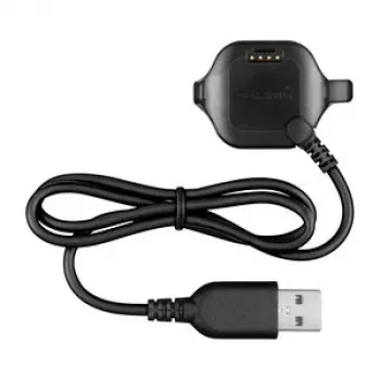 Garmin Forerunner 20/25 kopča za punjenje podatkovni kabel - 1m USB-A na vlasničku kopču, crni