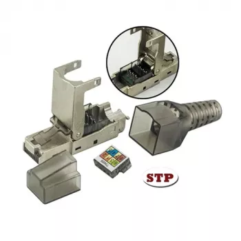 Techly 101911 RJ45 Cat6a 10G modularni utikač bez alata, STP