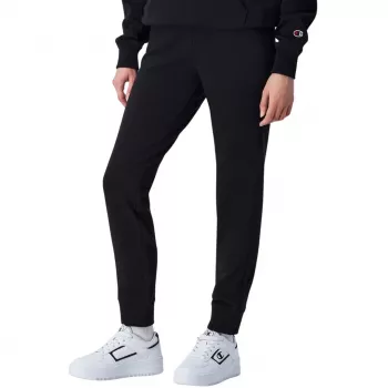 Champion ženske jogging hlače s rebrastim završetkom, crne, veličina M