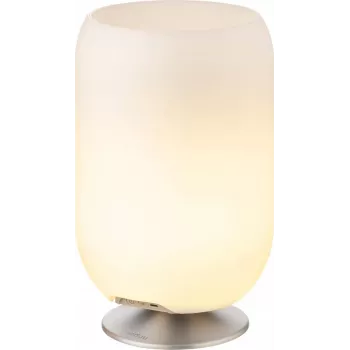 KOODUU LED svjetiljka sa zvučnikom i hladnjakom Atmos srebrna