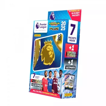 Panini Adrenalyn XL Plus Premier League 2025 kolekcionarska limenka