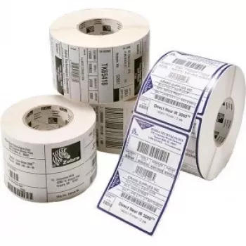 Zebra Z-Perform 1000D rolna papirnatih etiketa za izravni termalni ispis - 25,4 x 50,8 mm, trajno ljepilo, 2580 etiketa