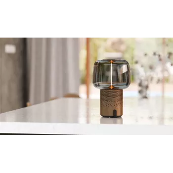 KOODUU Serena Play prijenosna LED svjetiljka s Bluetooth zvučnikom siva