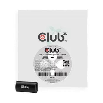 Club 3D USB-C adapter s utičnicom 40G 240W 8K60Hz