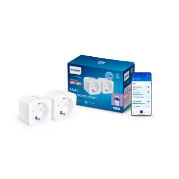 Philips Smart Smart pametna utičnica s mjerenjem energije tip F 2 komada