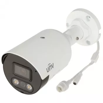 UNIVIEW IPC2128SB-ADF28KMC-I1 8MP 4K UHD fiksna bullet mrežna kamera s dvosmjernim zvukom i aktivnim odvraćanjem