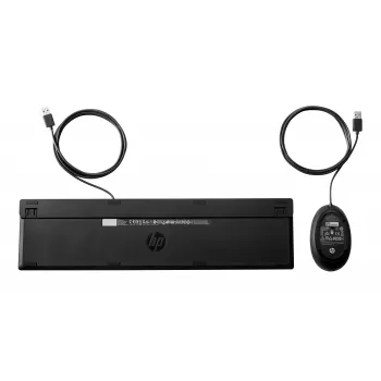 HP 320MK USB žični set tipkovnice i miša, otporan na prskanje – crni - EST