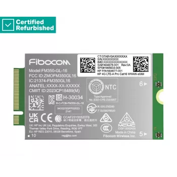 RENEW GOLD HP 4G LTE modem m.2 WWAN Cat 16 L860-GL-16 Mobile Broadband Cellular (kompatibilan s WWAN EliteBook 630 640 645 660 830 840 860 1040 G11, x360 G11, ProBook 440 460 465 G11, ZBook Firefly Fury Power 14 16 G11 G11A)