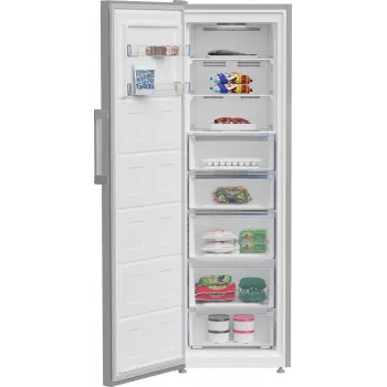 BEKO zamrzivač B3RMFNE314XB, energetski razred E, 186,5 cm, 286L, inox boja