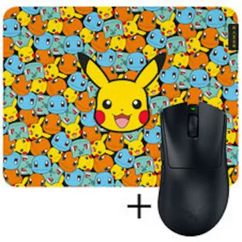 Razer DeathAdder V4 Pro gaming miš + Razer Gigantus V2 podloga za miš paket