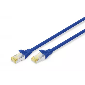 DIGITUS Patch cable - CAT6a - S/FTP - Snagless - Cu - 1m - blue