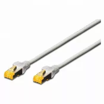 DIGITUS CAT6A S/FTP patch kabel, 10 m, sivi