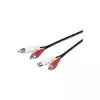Microconnect AUDCH3 audio kabel 3 m 2 x RCA crni