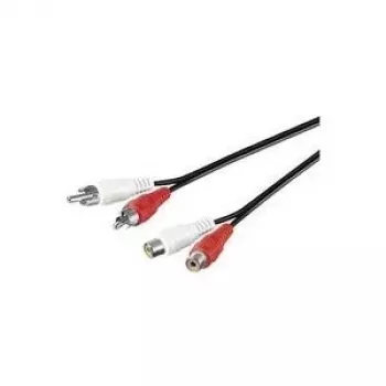 Microconnect AUDCH3 audio kabel 3 m 2 x RCA crni